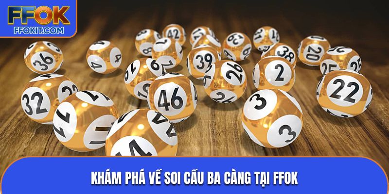 Khám phá về soi cầu ba càng tại FFOK
