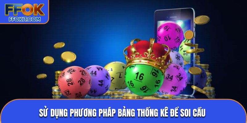 Sử dụng phương pháp bảng thống kê để soi cầu